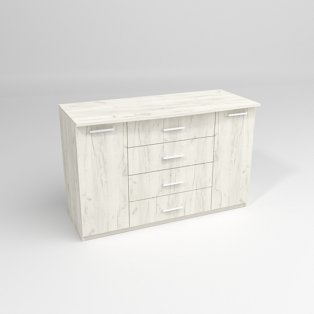 Комод №3, Дуб Крафт Білий, 1200/500/800 Львів - фото 2