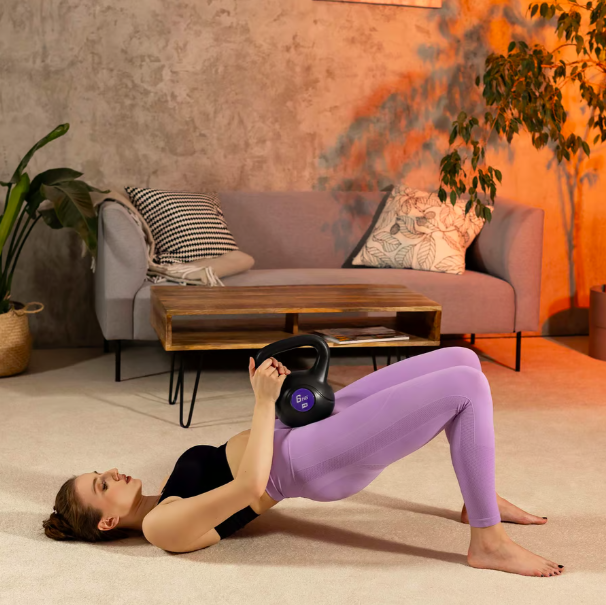 Гиря вінілова Hop-Sport 6кг HS-PB006KB Київ - фото 5