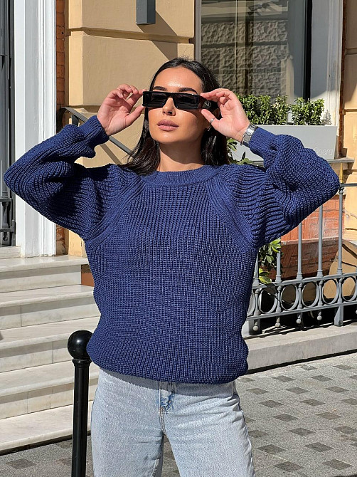 Жіночий яскравий стильний в'язаний светр.  42-48р Київ - фото 9