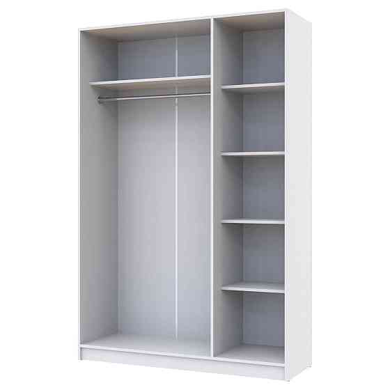 Шафа розпашна для одягу Doros Промо 135х48х204 см Білий (DRS-011204) Львів