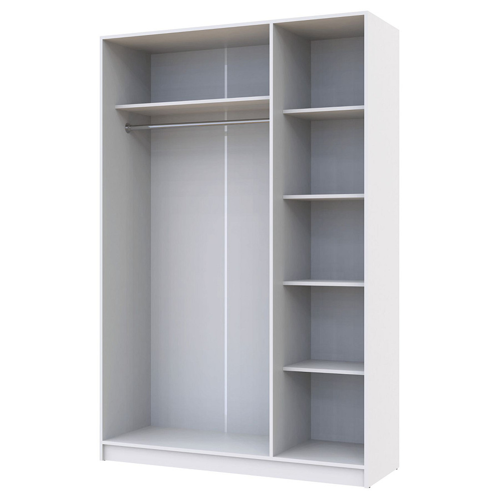 Шафа розпашна для одягу Doros Промо 135х48х204 см Білий (DRS-011204) Львів - фото 3