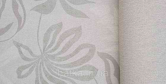 Шпалери вінілові на флізеліні Grandeco Universe метрове листя монстери зелені коричневі білі Київ