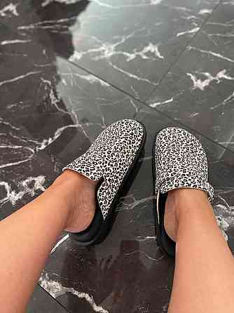 SEE SEVEN Жіночі шльопанці, натуральна шкіра, із закритим носком леопардові літні SEE SEVEN 161 Коломыя