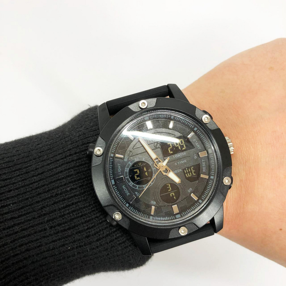 Практичные спортивные мужские часы, Часы для активных военных Водонепроницаемые с гарантией AB-60 Львов - изображение 3