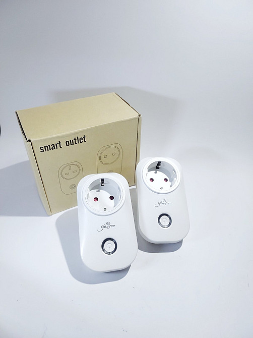 Розумна розетка Wi-Fi Jonvoo SM-PW701E. Луцк - изображение 1