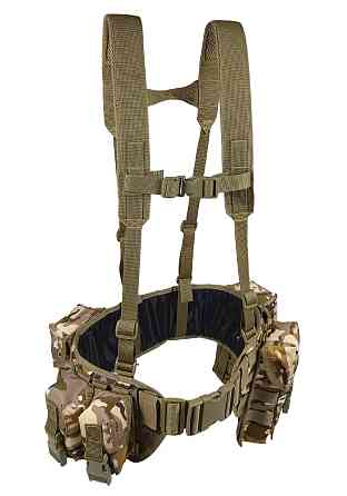 Розвантажувальний пояс тактичний (РПС) з комплектом підсумків (5 шт) Palianytsia Advanced Multicam Arid степовий Коломия