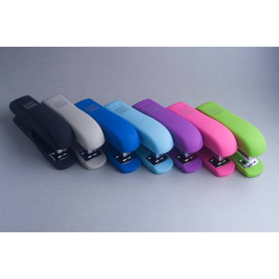 Степлер Buromax RUBBER TOUCH, 20 арк., скоби №24; 26, 127х54х33 мм, зелений (BM.4202-15) Вінниця - фото 3