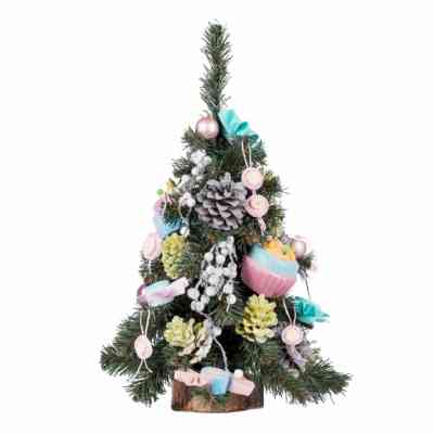 Штучна ялинка YES! Fun Маршмелоу з прикрасами 0,45 м (904443) Вінниця