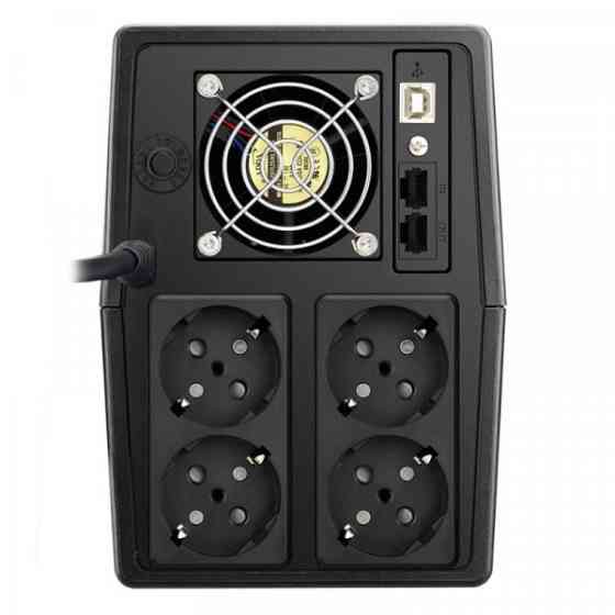 ДБЖ FSP FP2000, 2000ВА/1200Вт, Line-Int, USB/45, 4 шт*SCHUKO, AVR, Black (PPF12A0814) Київ