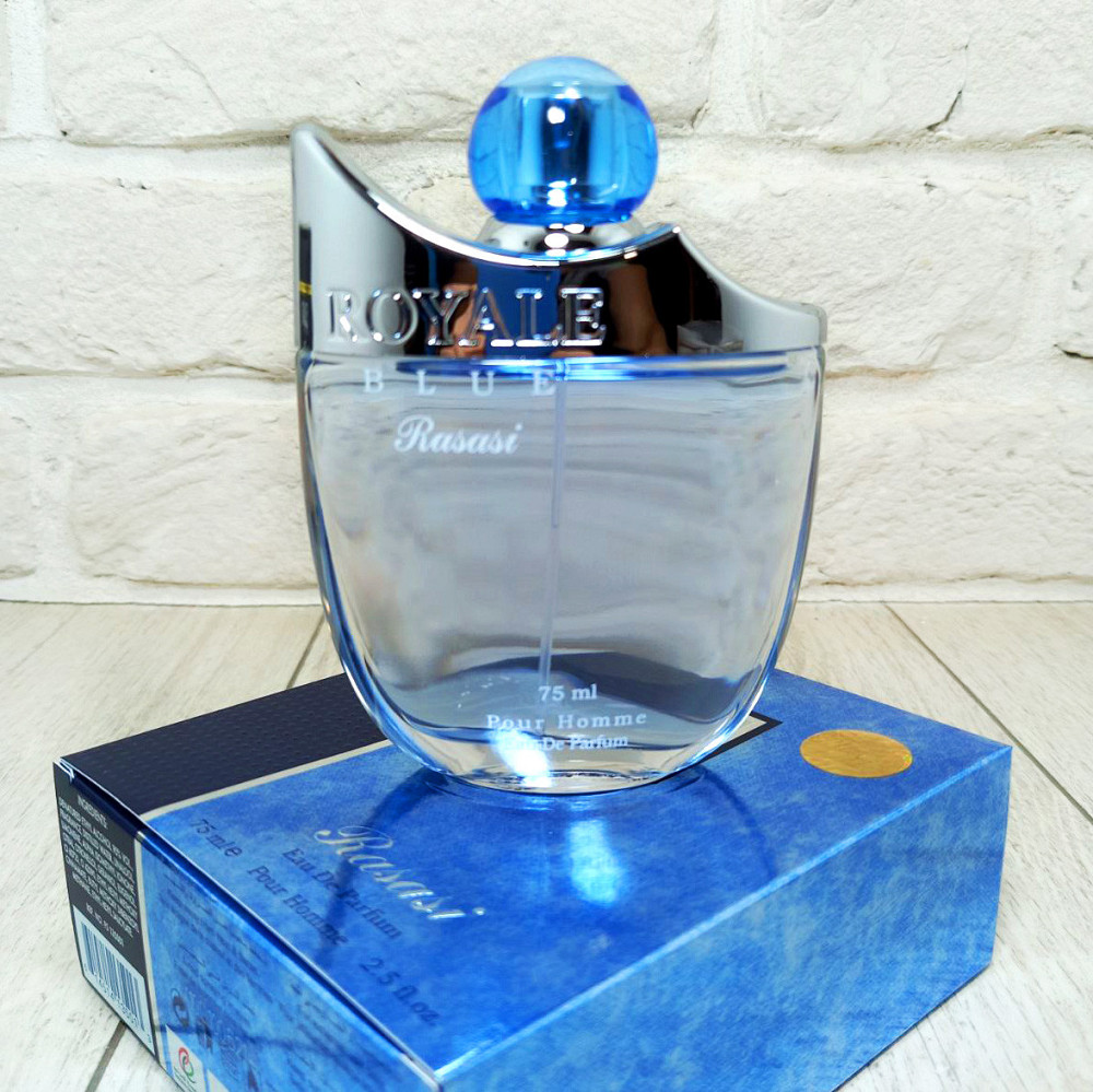 Парфюмерная вода Royale Blue 75 мл., Rasasi с нотами мандарина и мускуса Харьков - изображение 2