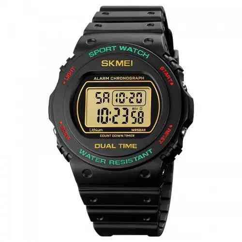 Простые электронные часы наручные мужские SKMEI 1776BKGD, Водонепроницаемые мужские часы OG-14 Ивано-Франковск