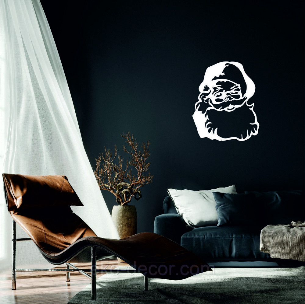 Декоративне настінне Панно «Дід Мороз», Декор на стену Київ - фото 2