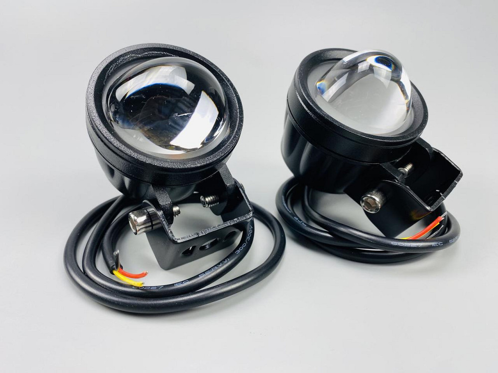 Світлодіодна LED фара лампа для мотоцикла, водонепроникна автомобільна мотоциклетна протитуманна Мукачево - фото 8