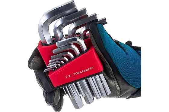 Набір ключів Г-подібних 6-гранних, 12пр. (1.5, 2, 2.5, 3-8, 10, 12, 14мм), у блістері Одеса