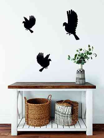 Декоративное настенное Панно «Птичка» Декор на стену(цена за 1шт) Киев