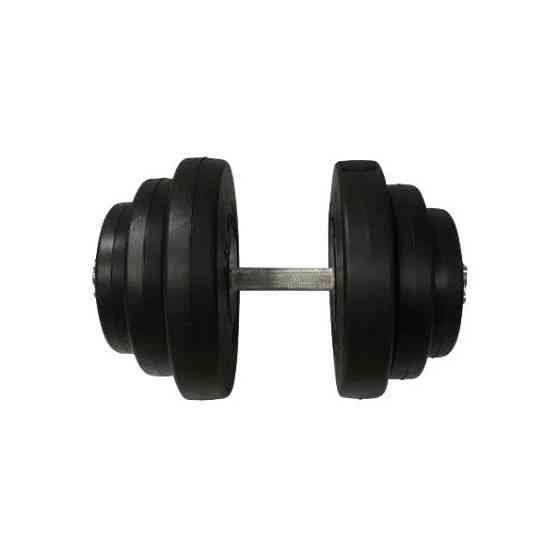 Гантель наборная композитная в пластиковой оболочке Rock Pro-R 19,5 кг NE-PL-R-019 Винница