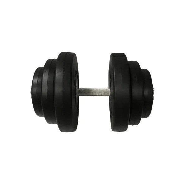 Гантель наборная композитная в пластиковой оболочке Rock Pro-R 19,5 кг NE-PL-R-019 Винница - изображение 1