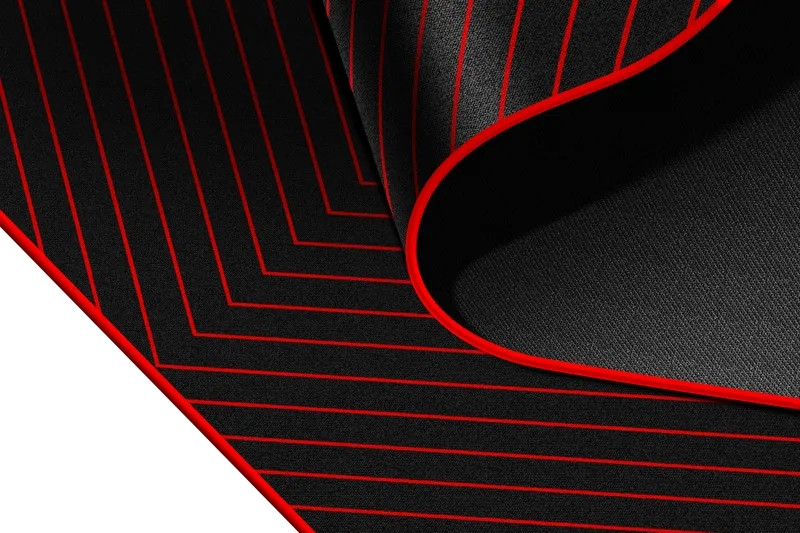 Килимок гелевий Defender Tekta під крісло 1160х1160х4мм, чорно-червона Вінниця - фото 4