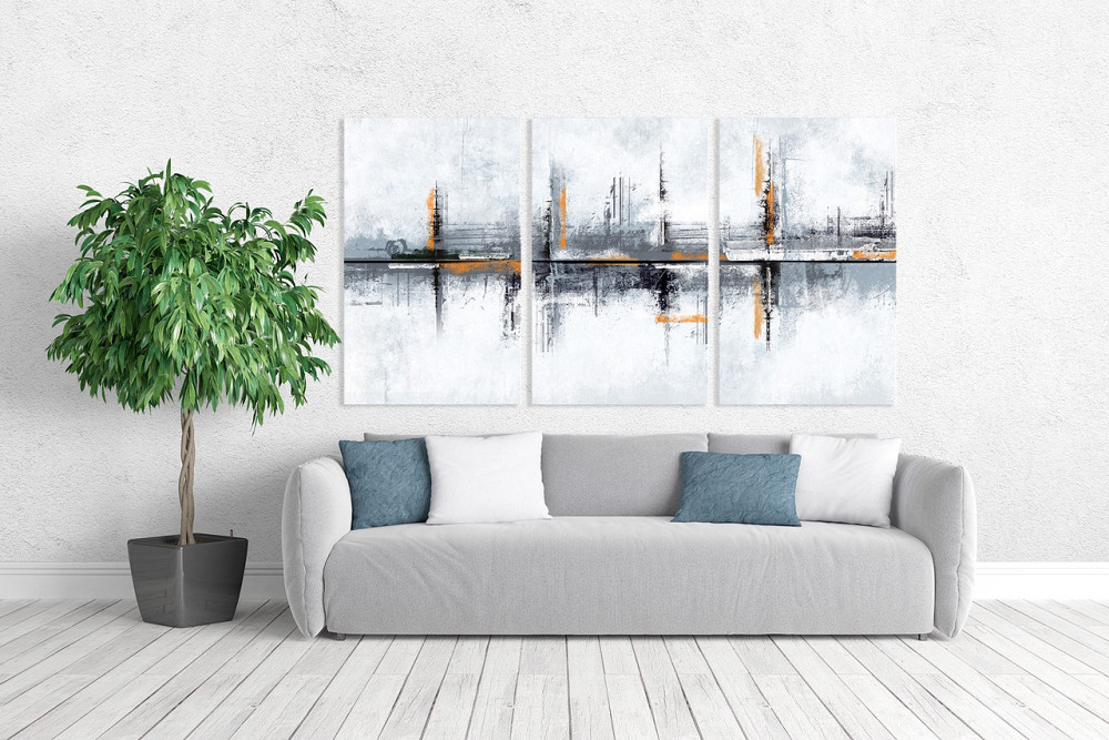 Модульная картина в гостиную / спальню  Абстракція    ART-192_3A 100х150 см Киев - изображение 2