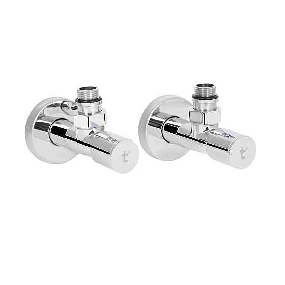 Комплект кранів Thermo Alliance Standart 1/2" НР для сушарки для рушників кутовий SF395W15 Київ