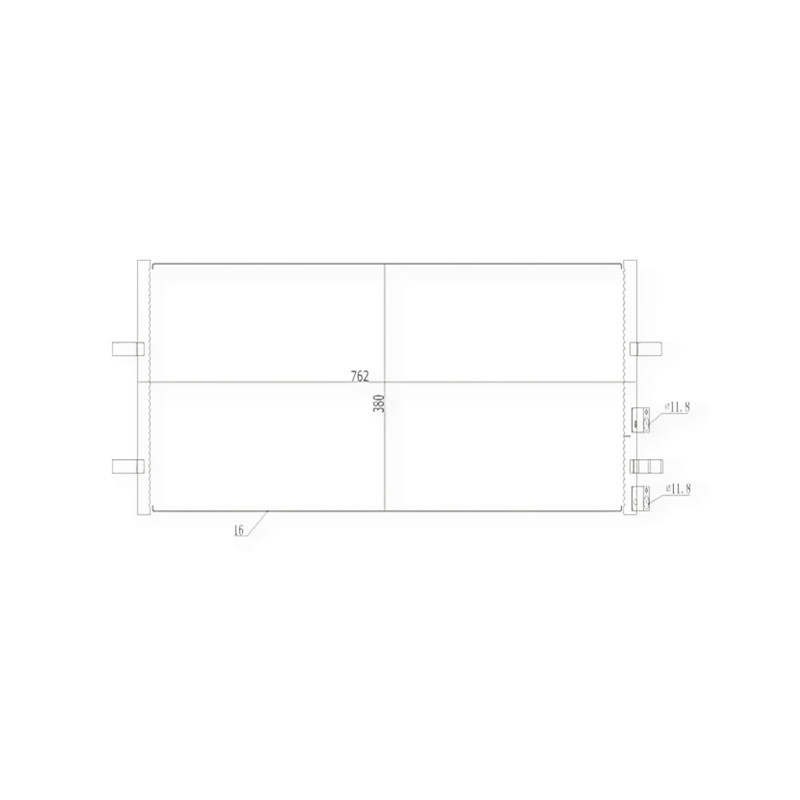 Радиатор Форд Transit 2.2-3.2TDCI (06-14) кондиционера Мукачево - изображение 4