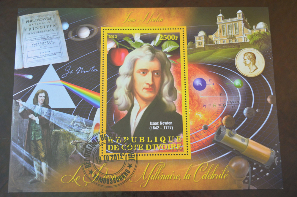 Кот-д'Івуар. История. Личности. Блок. 2013 рік (Б-1) Полтава - фото 1