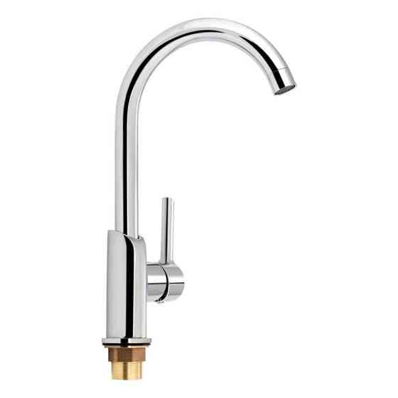 Змішувач для кухні з латуні Qtap Grand QTGRACRM007F Chrome Харків