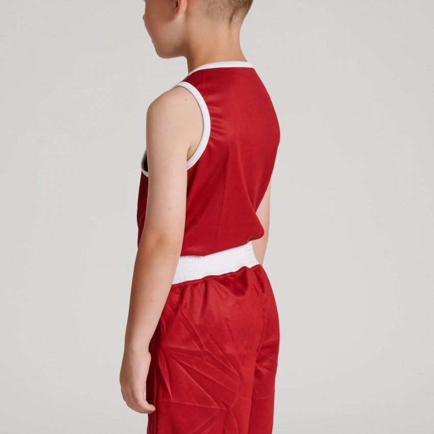 Боксерська майка двосторонній дизайн для залу та ринга Leone Double Face Junior M Київ - фото 4