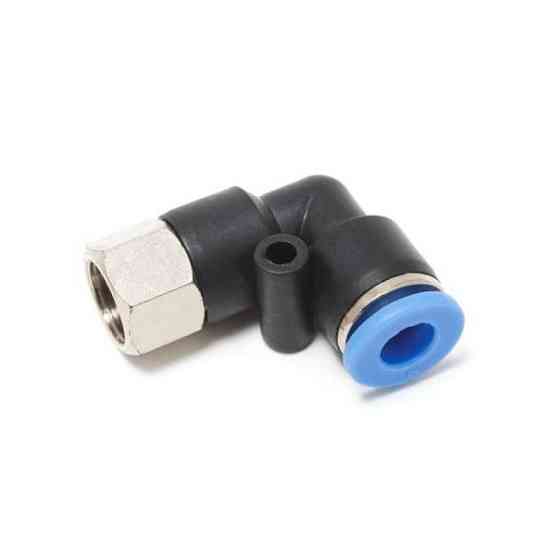 Фітинг кутовий для пластикових трубок 10мм з внутрішньою різьбою 3/8 " Одеса