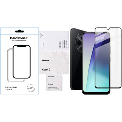 Скло захисне BeCover Xiaomi Redmi A4 5G Black (712884) Вінниця - фото 3