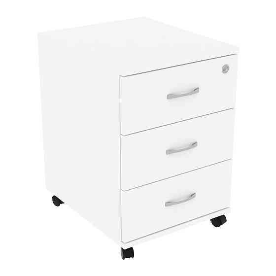 Тумба офисная ТМ-2, Белый, 400/480/590 Львов