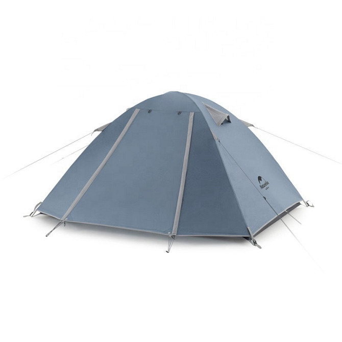 Намет тримісний Naturehike P-Series NH18Z033-P 210T/65D, темно-синій Киев - изображение 1