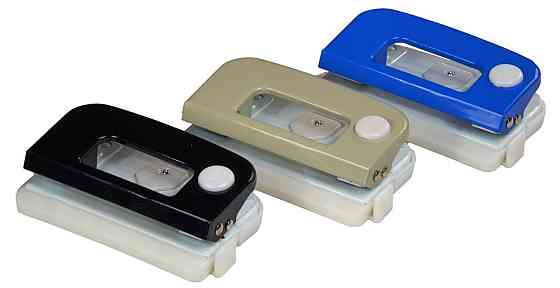 Діркопробивач металевий 12 арк. "4Office" з лінійкою 8 см, 4-302-21, шт Київ