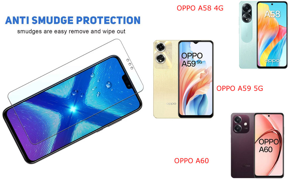 Защитное стекло NeoGlass для OPPO A58 4G, OPPO A59 5G, OPPO A60 – ультрапрозрачное и устойчивое Киев - изображение 3