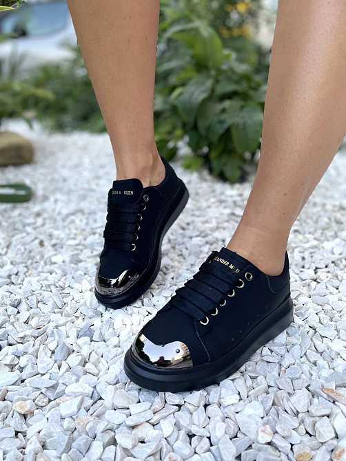 Veagia Кроссовки женские VEAGIA черные эко-шкіра 36р.-22.5см.( -1) Коломия - фото 6