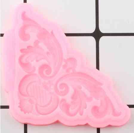 Молд силиконовый Абстракция 73 на 43 мм розовый Киев