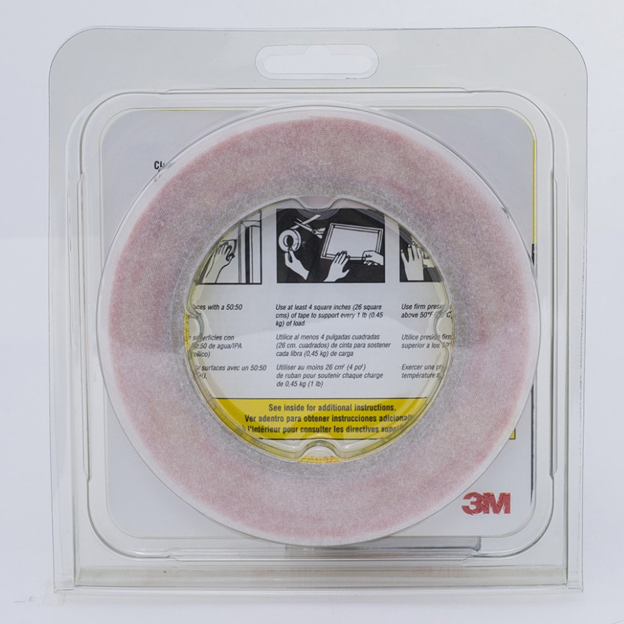 Скотч двосторонній монтажний 6мм х 5м 3M 4910F "Heavy Duty" прозорий, 49106 Київ - фото 3