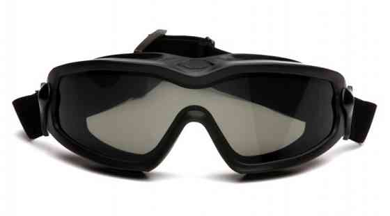 Окуляри захисні з ущільнювачем Pyramex V2G-Plus (XP) (gray) Anti-Fog, чорні Запоріжжя