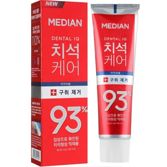 Освежающая дыхание зубная паста Median Dental IQ 93% Remove Bad Breath, 120 мл Львов