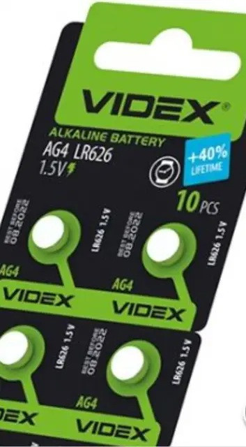 Батарейка AG3 LR41 Videx 1,5V для годинників та іграшок, 10 шт Київ - фото 5
