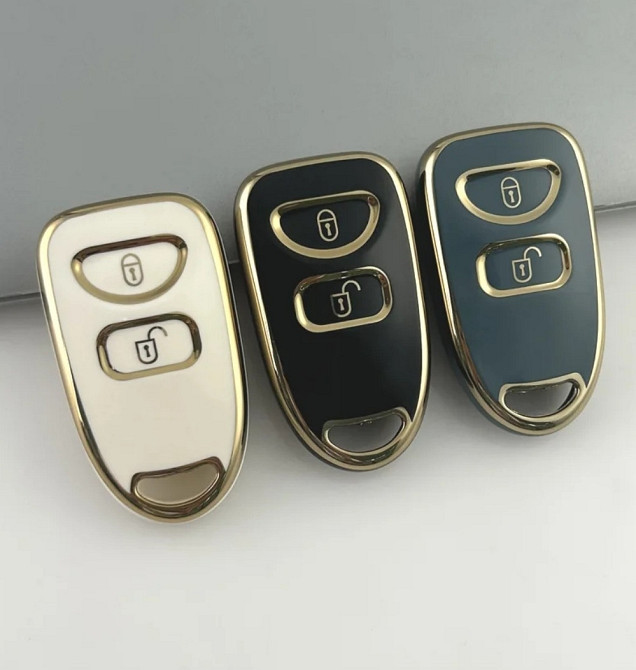 Захисний чохол для автомобільного ключа Hyundai Kia Tucson Santa Fe Carens Зелений Смела - изображение 2