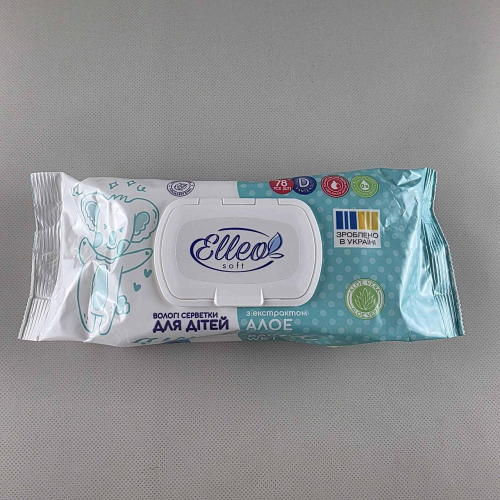 Влажная салфетка  78 шт c клапаном 