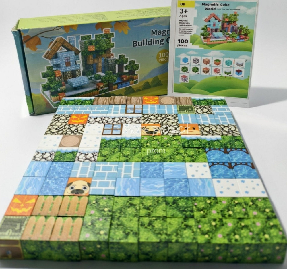 Магнитный конструктор Майнкрафт, конструктор Майнкрафт. Харьков - изображение 5