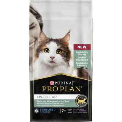 Сухий корм для кішок Purina Pro Plan LiveClear для стерилізованих котів старше 7 років 1.4 кг (7613287232731) Вінниця