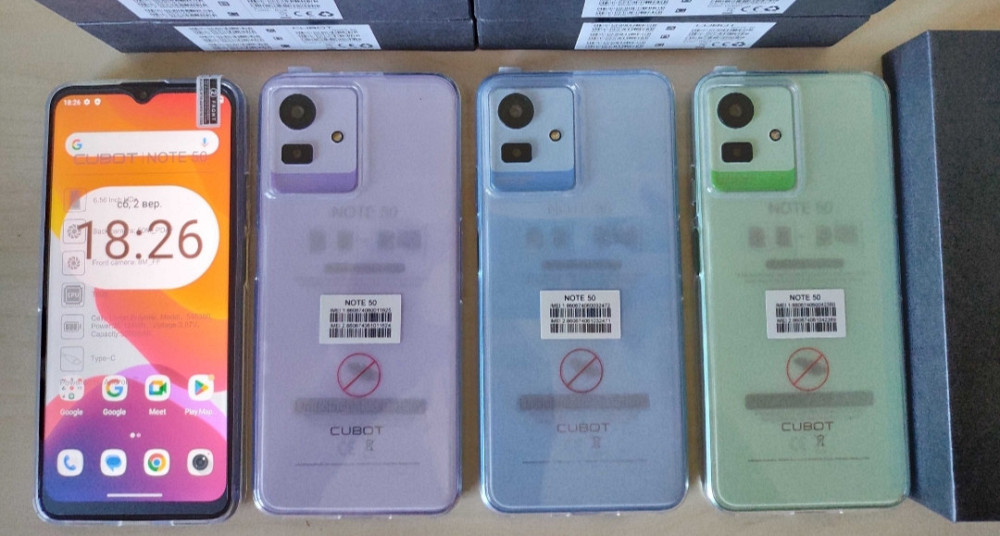 Телефон: CUBOT Note 50 8/256Gb. NFC 90Hz. IPS 5200Maч Android 13 + чехол, стекло ! Київ - фото 1