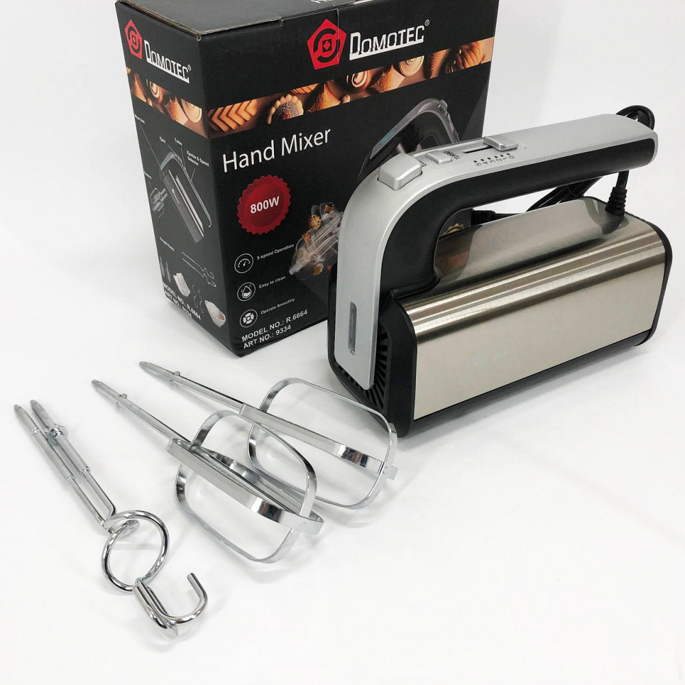 Міксер зі швидкостями і насадками Domotec R.6664, Міксер кухонний професійний Домашній PX-51 Львів - фото 3