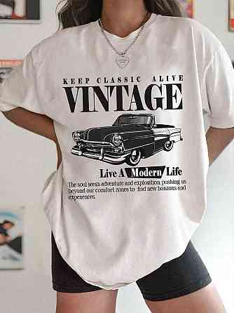 Футболка женская с принтом  44 Белая 2634324731 Днепр