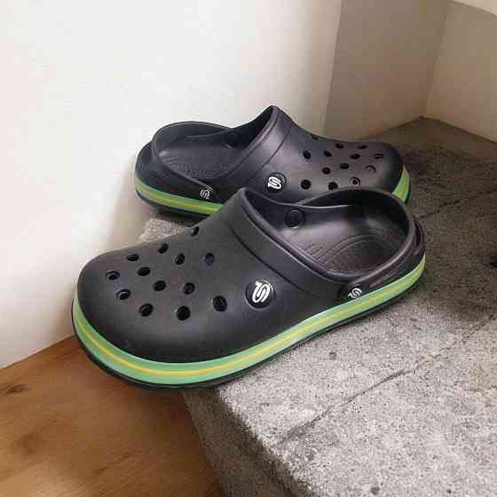 Сабо крокси чорні чоловічі чорні Одеса