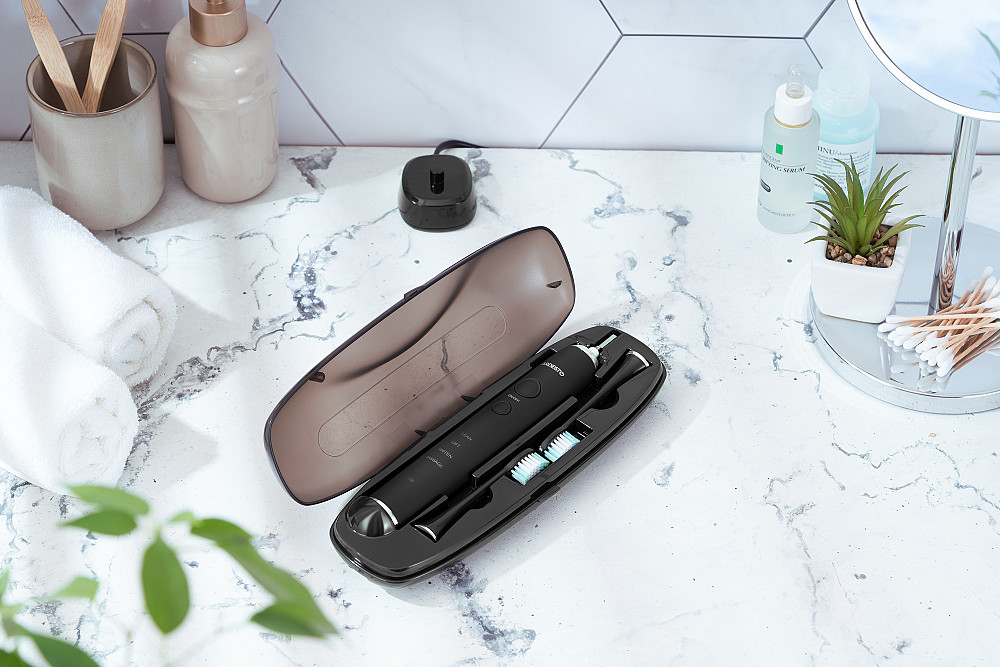 Щітка зубна електр. ARDESTO, ETB-211B, 40т. колив/хв, насадок-5, футляр, IPX7, чорний Київ - фото 7