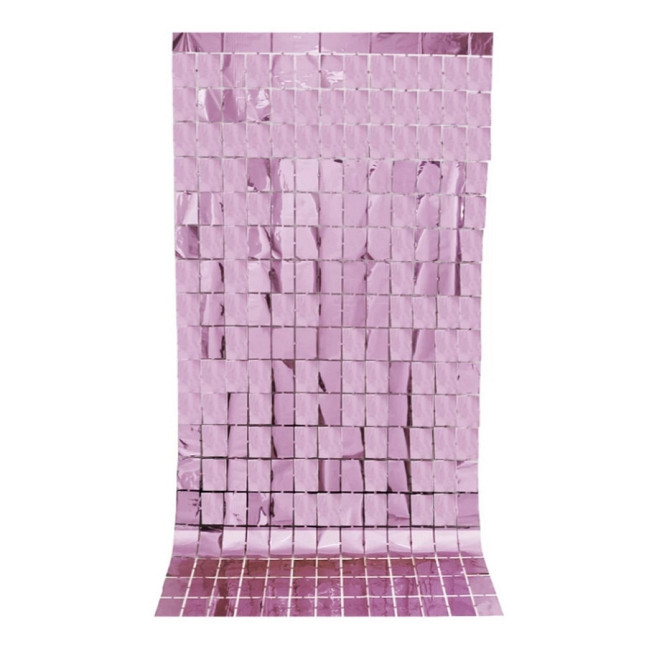 Дождик для фотозоны кубиками 2 м на 1 м розовый Киев - изображение 3